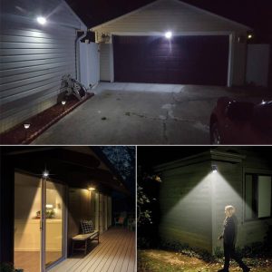 E.B. napelemes mozgásérzékelős szolár lámpa - 20 LED (BBL) - Image 4