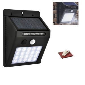 E.B. napelemes mozgásérzékelős szolár lámpa - 20 LED (BBL) - Image 12