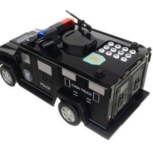 Zenélő, kódolható játék pénzszállító autó, persely - papír + érme tartó (BBJ) - Image 6