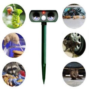 K9 Napelemes mozgásérzékelős állatriasztó - érzékeli a mozgást, majd aktiválja az ultrahangos hangszórót  (BBV)(BBD)  (BBJH) - Image 3