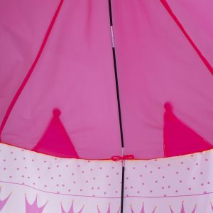 Rózsaszín varázskastély játszósátor - hordozható, kültérre, beltérre, 135x105cm (BBJ) - Image 6