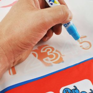 Készségfejlesztő mágikus festő szőnyeg varázslatos vízi tollakkal gyerekeknek - 60 x 80 cm (BBJ) - Image 4