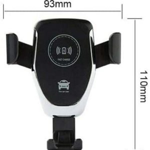 Praktikus 2 az 1-ben autós telefontartó és vezeték nélküli gyors töltőállvány – QI kompatibilis, szellőzőrácsra helyezhető töltő autóba(BBV) (BBD) - Image 7