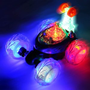 Stunt Dumper LED 1:24 Trükkös távirányítós autó (BBJ) - Image 2