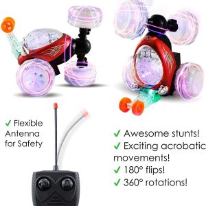 Stunt Dumper LED 1:24 Trükkös távirányítós autó (BBJ) - Image 17