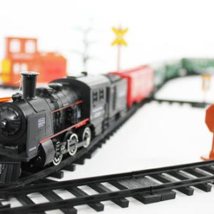 Szuper önjáró játékvonat készlet mozdonnyal vagonokkal sínpályával (BBJ) - Image 5