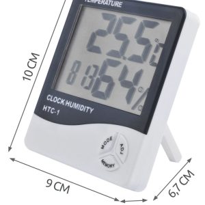 Multifunkciós mérőállomás órával, ébresztővel, páratartalom és hőmérséklet kijelzéssel (BBL) (BBD) - Image 4