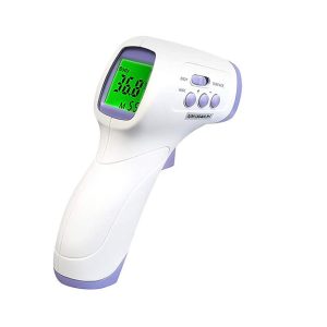 Érintés nélküli infrás, digitális lázmérő/hőmérő LCD kijelzővel - mérés 1mp (BBV) (BBL) - Image 11