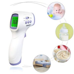 Érintés nélküli infrás, digitális lázmérő/hőmérő LCD kijelzővel - mérés 1mp (BBV) (BBL) - Image 6