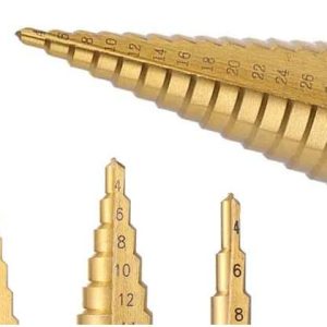 Bigstren 3 darabos lépcsős-fúró szett praktikus tárolóban, számozással, 4-32mm (BBL) - Image 12