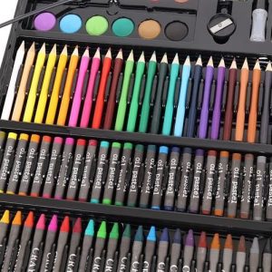 168 részes kreatív festő színező rajzkészlet - fekete (BBJ) - Image 5