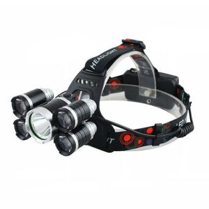 Five Light nagy fényerejű 5 lámpás akkus LED fejlámpa (BBL) - Image 3