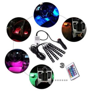 RGB LED lábtér világítás autóba - távirányítós (BBL) - Image 4