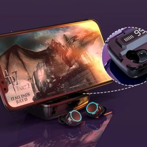 M11 vezeték nélküli vízálló Bluetooth fülhallgató LED kijelzővel és mikrofonnal (BBV) - Image 5