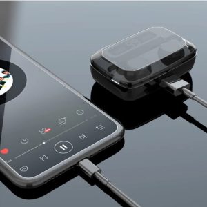 M11 vezeték nélküli vízálló Bluetooth fülhallgató LED kijelzővel és mikrofonnal (BBV) - Image 7