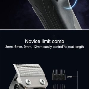 BOXILI BXL-815 elektromos hajvágó kerámia penge rozsdamentes acél, 3-15 mm-es (BBM) - Image 4