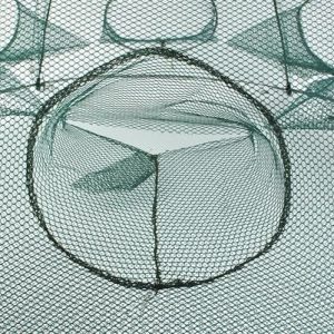 Automatikusan kinyíló, strapabíró csalihal illetve törpeharcsa csapda sűrűn fonott hálóból - 90 x 90 x 35 cm (BBL) - Image 4