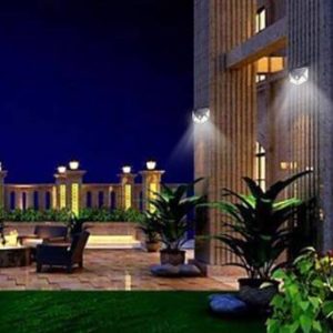 Mozgásérzékelős, 100 LED-es napelemes kültéri lámpa (CL-100) (BBL) - Image 6