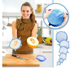 Univerzális szilikon fedő szett - 6 db-os (BBKM)