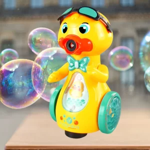 Zenélő, mozgó, világító játékkacsa - fényes gőzt fúj (BBJ) - Image 8