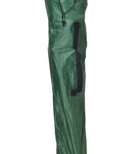 Összecsukható és könnyen hordozható kempingszék italtartós karfával és 120 kg teherbírással - zöld horgászszék (BBL) - Image 13