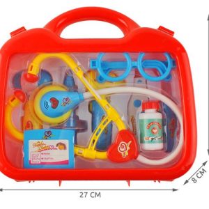 Kis méretű hordozható orvosi készlet hanghatásokkal orvosi táskában - oktató játék (BBJ) - Image 10