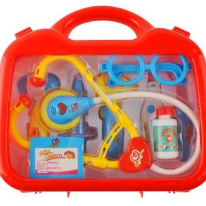 Kis méretű hordozható orvosi készlet hanghatásokkal orvosi táskában - oktató játék (BBJ) - Image 4