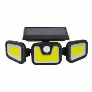 FL-1725B napelemes fali COB LED kültéri lámpa mozgásérzékelős 3 világító egységgel (BBV) - Image 7