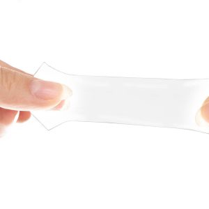 Extra erős, vízálló, rugalmas kétoldalas nano ragasztószalag - 1 méter, átlátszó (BBM) - Image 7