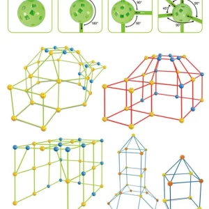 FORTKID várépítő készlet gyerekeknek - világít a sötétben (BBJ) - Image 14