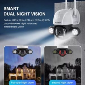 Vezeték nélküli VRT-C28 Wifi Smart kültéri, éjjellátó, vízálló kamera - távolról vezérelhető (BBV) - Image 10