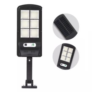 Napelemes LED kültéri mozgásérzékelős fali lámpa távirányítóval BB120 (BBJH) - Image 3