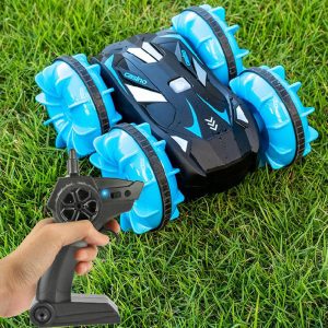 Kétéltű RC kaszkadőrautó OFF ROAD - vízben is irányítható, átfordul, körbe fordul  (BBJ) - Image 5