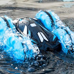 Kétéltű RC kaszkadőrautó OFF ROAD - vízben is irányítható, átfordul, körbe fordul  (BBJ) - Image 4