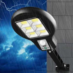 48 LED-es napelemes mozgásérzékelős fali lámpa - időjárásálló kültéri lámpa 3 féle üzemmóddal (BBV) - Image 3