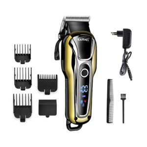 Kemei KM-1990 professzionális akkumulátoros hajvágó - 5 féle hosszúságban állítható - 220V (BBD) (BBV) - Image 3