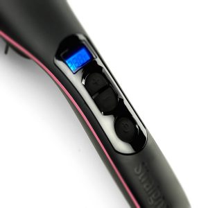 Elektromos hajkefe - hajegyenesítő fésű LCD kijelzővel, hőmérsékletszabályzóval (BBV) - Image 9