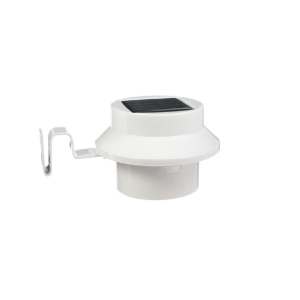 Két darabos kültéri napelemes ereszlámpa készlet - ereszcsatornára, kerítésre - fehér (BBV) - Image 6