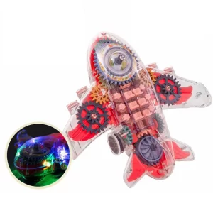 Átlátszó műanyag repülőgép fény- és hanghatásokkal (BBJ) - Image 5