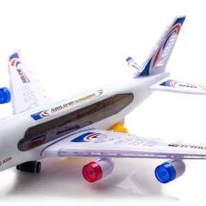 Elemes, világító, zenélő játék repülőgép gyermekeknek (BBJ) - Image 5