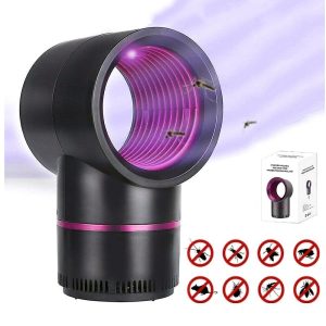 Szúnyog- és bogárirtó lámpa csalogató UV fénnyel és légörvénnyel - egy mozdulattal kiüríthető USB rovarcsapda (BBV) - Image 6