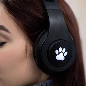 Cicafüles vezeték nélküli fejhallgató – fekete (BBD) (BBV)(BBJH) - Image 6