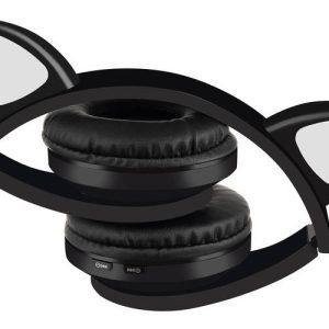 Cicafüles vezeték nélküli fejhallgató – fekete (BBD) (BBV)(BBJH) - Image 9