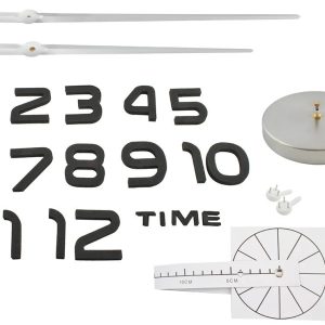 Csináld magad 3D falióra öntapadós elemekkel - DIY kreatív modern falióra - ezüst színű (BBV) - Image 6