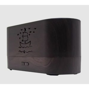 Láng hatású Flame aroma diffúzor és párásító -180 ml , USB, sötétbarna (BBV) - Image 4