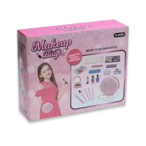 Gyermek smink és körmös készlet kagyló alakú kistáskával (BBJ) - Image 4