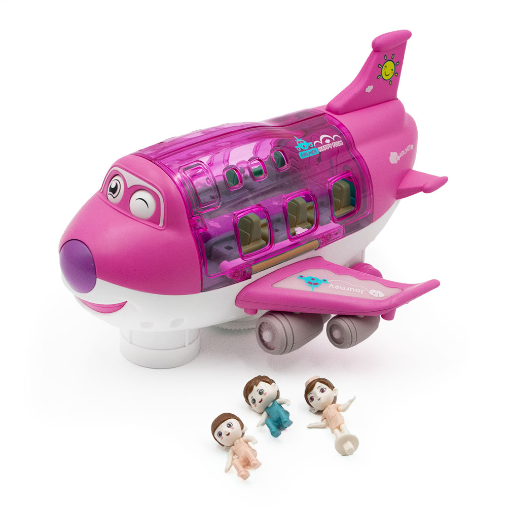 Kinyitható játék repülő kivehető utasokkal, stewardess-sel, – fény és hangeffektekkel4