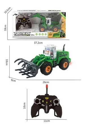 Távirányítós, elemes játék traktor (2)