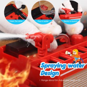 Távirányítós Transformers tűzoltóautó LED fényekkel és működő vízágyúval (BBJ) - Image 5