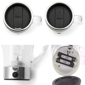 Automata önkeverő bögre kávéhoz, turmixhoz, smoothiehoz - szivárgásmentes utazó pohár (BBV) - Image 3